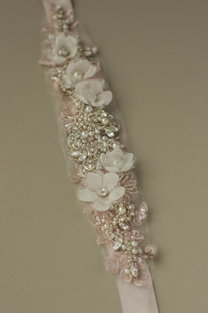 Floral wedding outlet belt